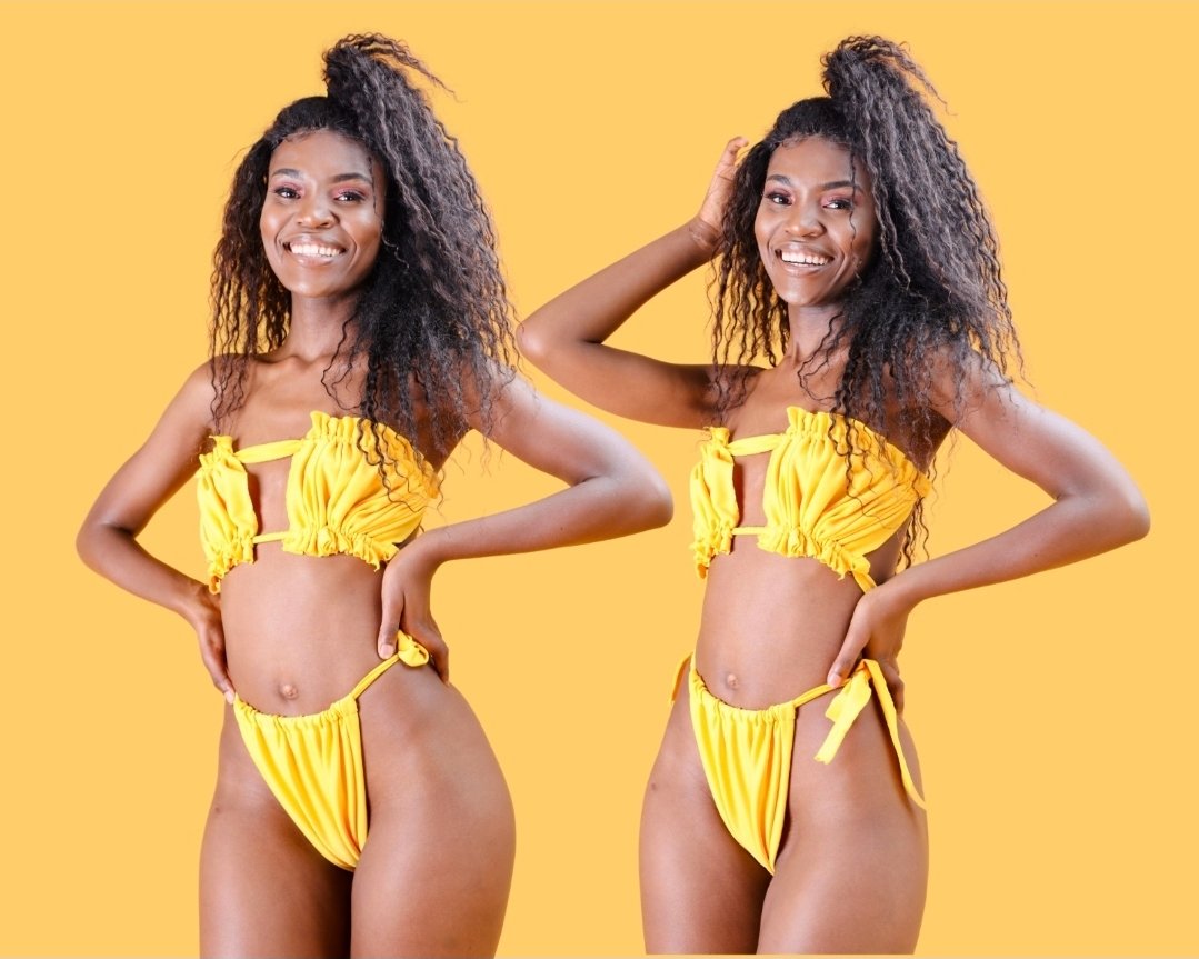 String bikini — Swimwear by BlackBarbiebyTK, Pretoria