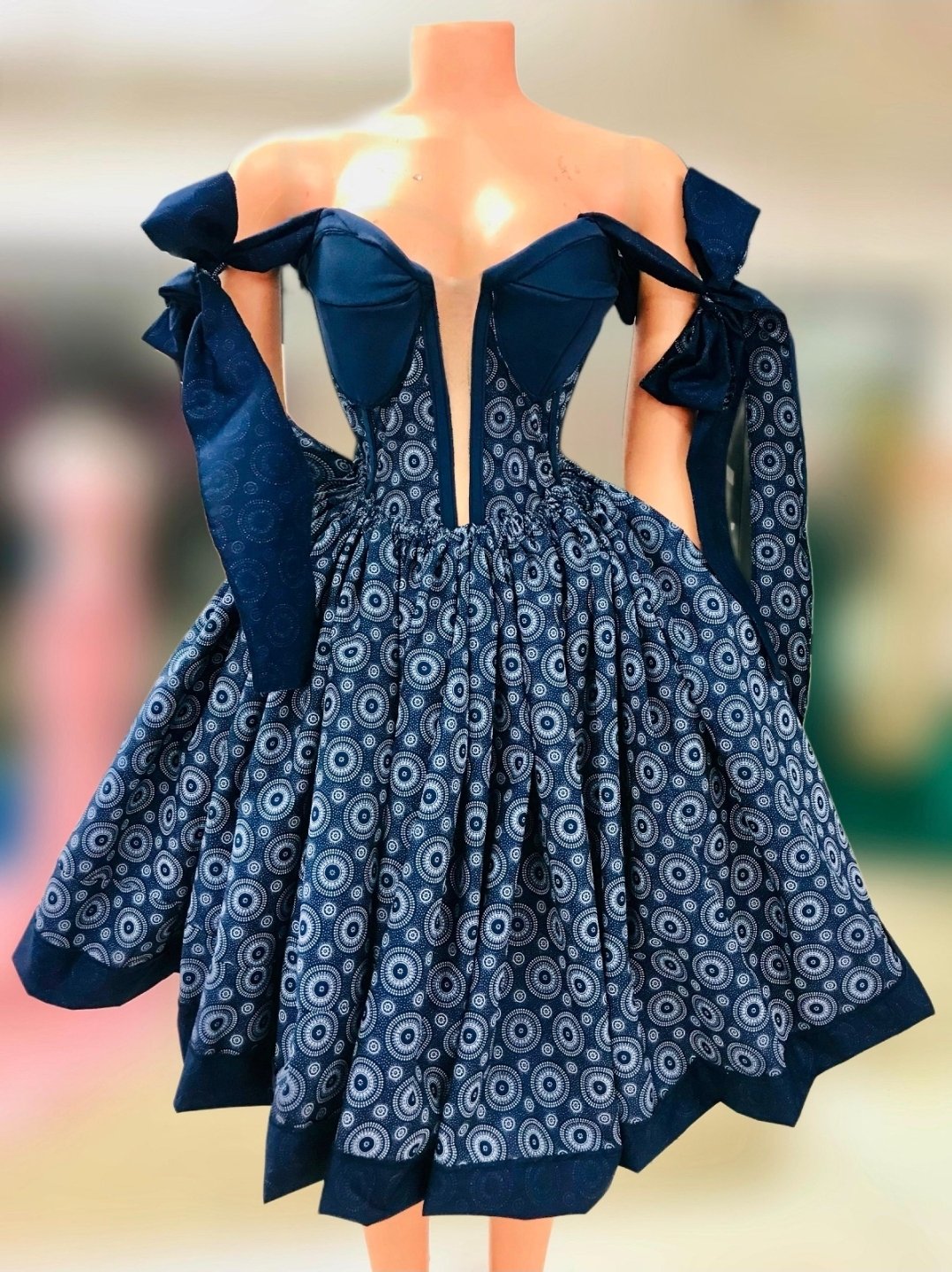 TshwanaTradPeplum — Traditional Wear by BlackBarbiebyTK