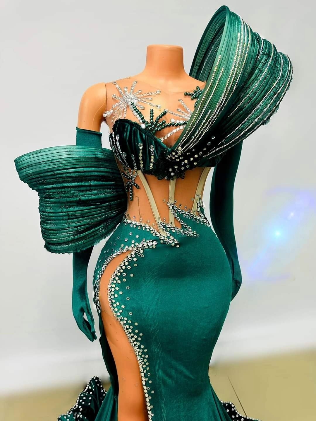 GreenishBB — Evening Wear by BlackBarbiebyTK