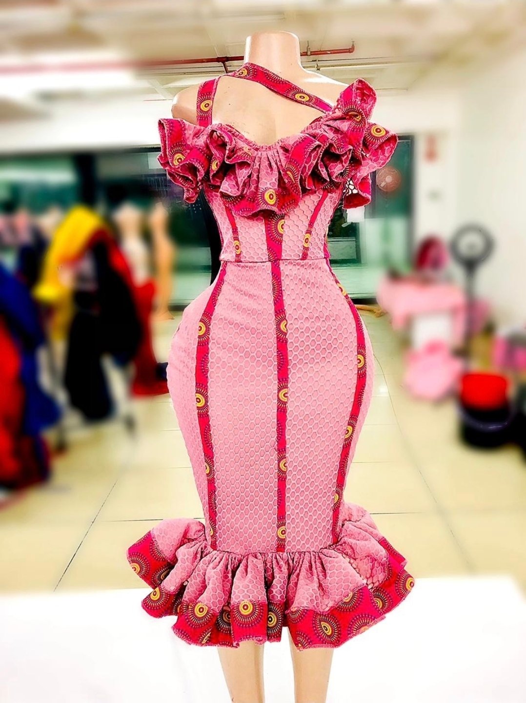 Pink long tradition — Traditional Wear by BlackBarbiebyTK, Pretoria