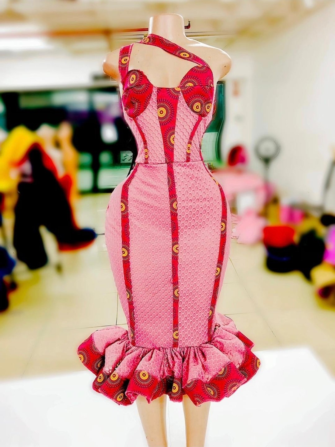 Pink long tradition photo 2