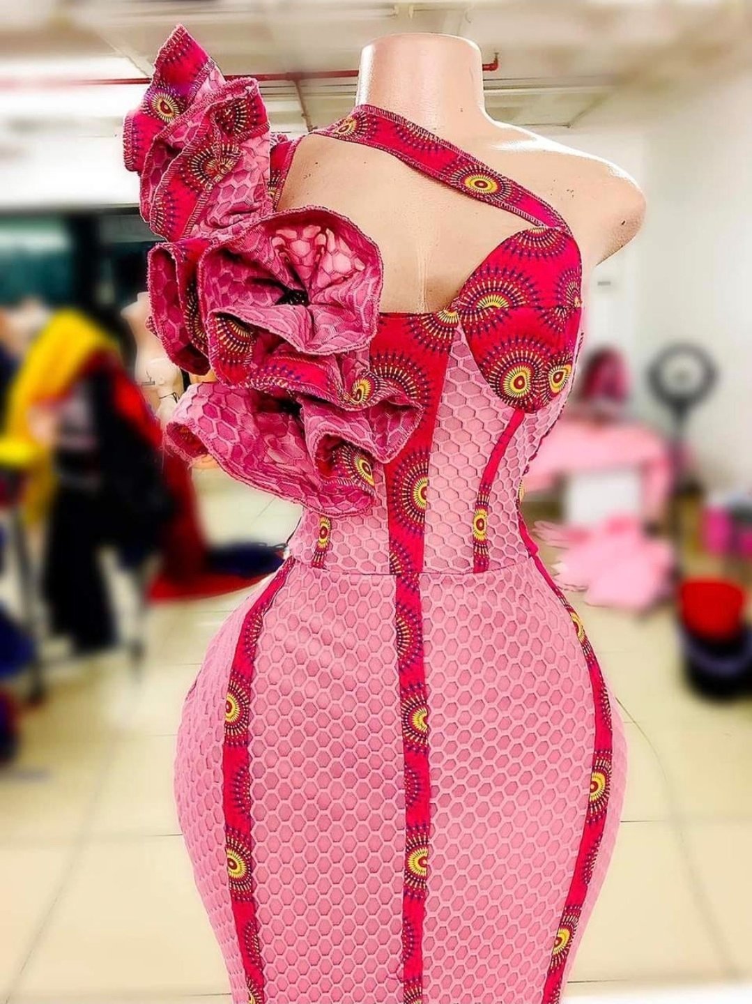 Pink long tradition photo 6